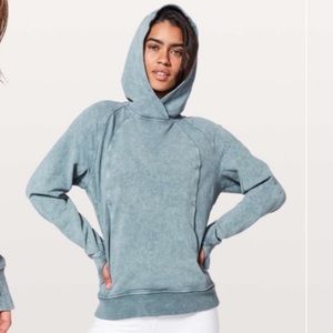 Lululemon blue scuba pullover hoody 6